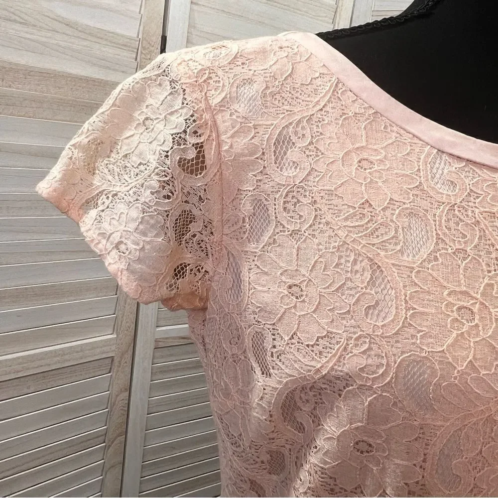 H&M Conscious Collection Lace Overlay Dress 10